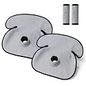 TinlyFinly Baby Potty Training Car Seat Protector Cover, 2 Pack, Gray