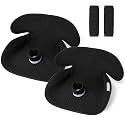 TinlyFinly Baby Potty Training Car Seat Protector Cover, 2 Pack, Black