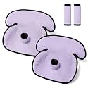 TinlyFinly Baby Potty Training Car Seat Protector Cover, 2 Pack, Purple