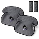 TinlyFinly Baby Potty Training Car Seat Protector Cover, 2 Pack, Dark Gray