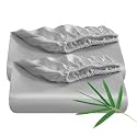 2 Pack Bamboo Viscose Fitted Sheet Twin Size Only, 400 Thread Count