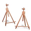 2 Pack Beechwood 25’’ Tabletop Easel Display Stand Set for Painting