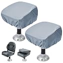 2 Pack Boat Seat Covers Waterproof 900D Heavy Duty Boat Folding Chair Cover
