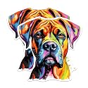 (2 Pack) Boxer Dog Breed Stickers - 5 Inches On Longest Side - Choose from Over 100 Dog Breeds - for Cars, Trucks, Skateboards, Laptops - Made in USA - BMCS1793