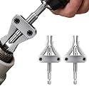 2 Pack Broken Pipe Extractor Tool for 1/2, 3/4 & 1 Inch Pipes