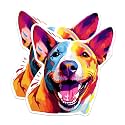 (2 Pack) Bull Terrier Dog Breed Stickers - 5 Inches On Longest Side - Choose from Over 100 Dog Breeds - for Cars, Trucks, Skateboards, Laptops - Made in USA - BMCS1798