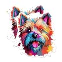 (2 Pack) Cairn Terrier Dog Breed Stickers - 5 Inches On Longest Side - Choose from Over 100 Dog Breeds - for Cars, Trucks, Skateboards, Laptops - Made in USA - BMCS1807