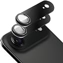 2 Pack Camera Lens Protector for iPhone 17 Air,[Not Easy to Breakn ] AR Tempered Glass Strong Adsorption Metal Camera Cover Screen-Black