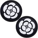 2 Pack Car Cup Holder Coaster – 2.75 Inch Non-Slip Silicone Drink Mat, Universal Fit for Cars, Trucks &amp; SUVs – Cute Auto Accessories for Women &amp; Girls (White Flower)