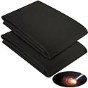 2 Pack Carbon Felt Welding Blanket Soldering Mat, 12 x 28 in, 5mm Thick, 1800°F Heat Resistant Heat Shield Pad for Welding, Brazing & Plumbing Torch, Workbench/Floor Surface Protection