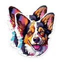 (2 Pack) Cardigan Welsh Corgi Dog Breed Stickers - 5 Inches On Longest Side - Choose from Over 100 Dog Breeds - for Cars, Trucks, Skateboards, Laptops - Made in USA - BMCS1815