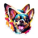 (2 Pack) Chihuahua Dog Breed Stickers - 5 Inches On Longest Side - Choose from Over 100 Dog Breeds - for Cars, Trucks, Skateboards, Laptops - Made in USA - BMCS1825