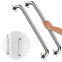 2 Pack Chrome Grab Bar, 24 Inch Grab Bars for Bathtubs and Showers