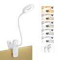 2 Pack Rechargeable Clip Light, LED Reading Lamp for Headboard
