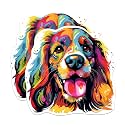 (2 Pack) Cocker Spaniel Dog Breed Stickers - 5 Inches On Longest Side - Choose from Over 100 Dog Breeds - for Cars, Trucks, Skateboards, Laptops - Made in USA - BMCS1835