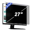 【2-Pack】 27 Inch Hanging Computer Privacy Screen | Anti-Spy | Blue Light