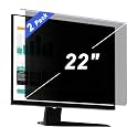 【2-Pack】 20-22 Inch Hanging Computer Privacy Screen | Anti-Spy | Blue Light