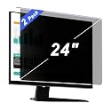 【2-Pack】 23-24 Inch Hanging Computer Privacy Screen | Anti-Spy | Blue Light