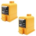 2-Pack EAC63382204 Battery Compatible with LG Cordzero A9 EAC63758601 EAC63382202 EAC63382201 Cordless Vacuum 25.2V/2300mAh