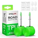2 Pack CYCLAMI Bike Tire Tube for 700C Road / MTB26/27.5/29 / Gravel, TPU Bike Inner Tube with 45/60/65/80/85mm Presta Valves, Ultra-Light TPU Inner Tube(Include Patch Repair Kits)