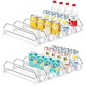 2 Pack Drink Organizer for Mini Fridge, Holds 40 Cans (Fits Depth ≥ 12.2")