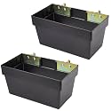 2 Pack E-Track Storage Bin for E-Track System E Track Accessories Storage Box for Trucks Easily Organizer Basket for Enclosed Trailer