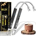 2 Pack Electric Candle Lighter, Best Stocking Stuffers 2025 for Women Men Adults, Birthday Gift for Women Wife Mom Sister Nana Men, Rechargeable Lighter for Candle Grill Home Kitchen BBQ Camping