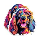 (2 Pack) English Cocker Spaniel Dog Breed Stickers - 5 Inches On Longest Side - Choose from Over 100 Dog Breeds - for Cars, Trucks, Skateboards, Laptops - Made in USA - BMCS1851