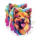 (2 Pack) Finnish Spitz Dog Breed Stickers - 5 Inches On Longest Side - Choose from Over 100 Dog Breeds - for Cars, Trucks, Skateboards, Laptops - Made in USA - BMCS1855