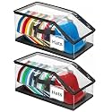 2 Pack Foldable Clear Baseball Cap Storage, Stackable Hat Organizer