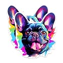 (2 Pack) French Bulldog Dog Breed Stickers - 5 Inches On Longest Side - Choose from Over 100 Dog Breeds - for Cars, Trucks, Skateboards, Laptops - Made in USA - BMCS1858