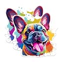 (2 Pack) French Bulldog Dog Breed Stickers - 5 Inches On Longest Side - Choose from Over 100 Dog Breeds - for Cars, Trucks, Skateboards, Laptops - Made in USA - BMCS1860