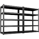 2 Pack Garage Shelving, Adjustable Metal Shelf, 45.6"W x 20"D x 71"H