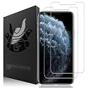 2 Pack Glass Screen Protector for iPhone X, Xs and 11 Pro