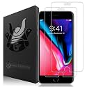2 Pack Glass Screen Protector for iPhone 6s Plus, 7 Plus and 8 Plus