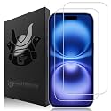 2 Pack Glass Screen Protector for iPhone 16 Plus