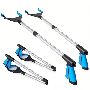 2 pack-grabber reacher tool for elderly 3234 foldable claw grabber pick up stick grabber reacher grabber pickup tool trash picker upper grabber litter picker garden nabber arm extension