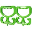 2-Pack Grocery Bag Carrier, Heavy Duty Grocery Bag Holder, Each Holds Up to 100lbs – Comfortable Grip for Carrying Shopping Bags, Grocery Bags, Buckets &amp; More