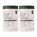 2 Pack Horse Joint Supplement Powder - 8 Amino Acids with MSM, Glucosamine & Vitamin E for Muscle, Hoof, Mobility & Recovery - Coat Defense & Weight Gain Supplement, Apple Flavor, 100 Day Supply