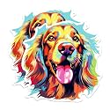 (2 Pack) Irish Setter Dog Breed Stickers - 5 Inches On Longest Side - Choose from Over 100 Dog Breeds - for Cars, Trucks, Skateboards, Laptops - Made in USA - BMCS1876