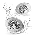 2 Pack Kitchen Sink Drain Strainer,Patented Reversible Chain Mesh Basket