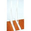 2 Pack L12 x H 8" White Heavy Duty Shelf Brackets with Screws Metal Shelf Brackets Shelf Support Angle Brackets for Shelves L Brackets Heavy Duty Floating Shelf