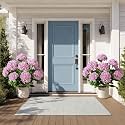 2 pack large faux plastic plantas in Pot UV Resistant fake flowers Trees indoor outdoor realistic floor plants Artificial Hydrangea Plants for home Porch Garden Office Porch Patio front bonsai Decor