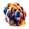(2 Pack) Leonberger Dog Breed Stickers - 5 Inches On Longest Side - Choose from Over 100 Dog Breeds - for Cars, Trucks, Skateboards, Laptops - Made in USA - BMCS1892