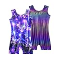 2 Pack Leotard for Girls Gymnastics Sparkly Sleeveless Unitards