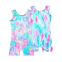 2 Pack Leotard for Girls Gymnastics Sparkly Sleeveless Unitards