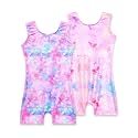 2 Pack Leotard for Girls Gymnastics Sparkly Sleeveless Unitards