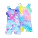 2 Pack Leotard for Girls Gymnastics Sparkly Sleeveless Unitards