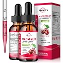 2 Pack Magnesium Glycinate Liquid Drops, 1000mg of Magnesium Glycinate, Taurate & Citrate Liquid Drops for Bone, Sleep, Calm, Muscle, Energy & Relaxation, High Absorption, Sugar-Free Cherry Flavor