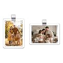 2 Pack Magnetic Car Visor Photo Holder – Personalized Acrylic Clip for Family, Pets, Travel Pictures – Easy Snap-On Car Accessory for Sun Visor (2 Pack, 2.4''x3.5'')